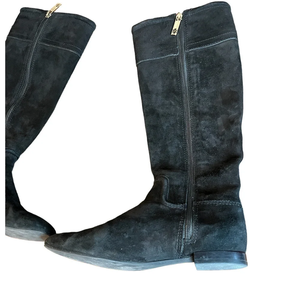 Tory Burch Selma Suede Boots -#4196